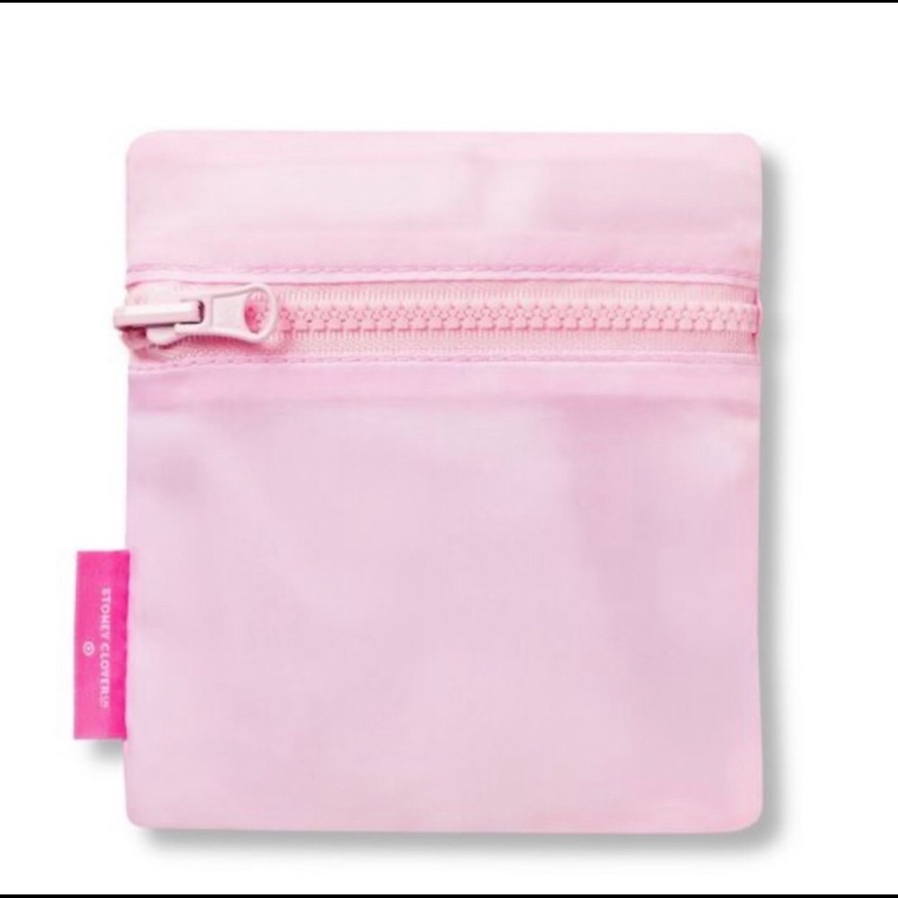 Stoney Clover Lane x Target  Pink Reusable Tote Bag pink Smiley Face - Picture 3 of 4